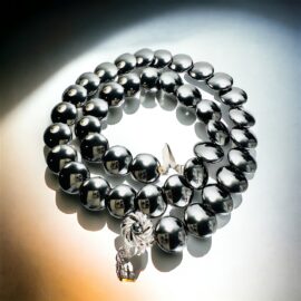 0864-Dây chuyền nữ-Hematite gemstone necklace-Khá mới