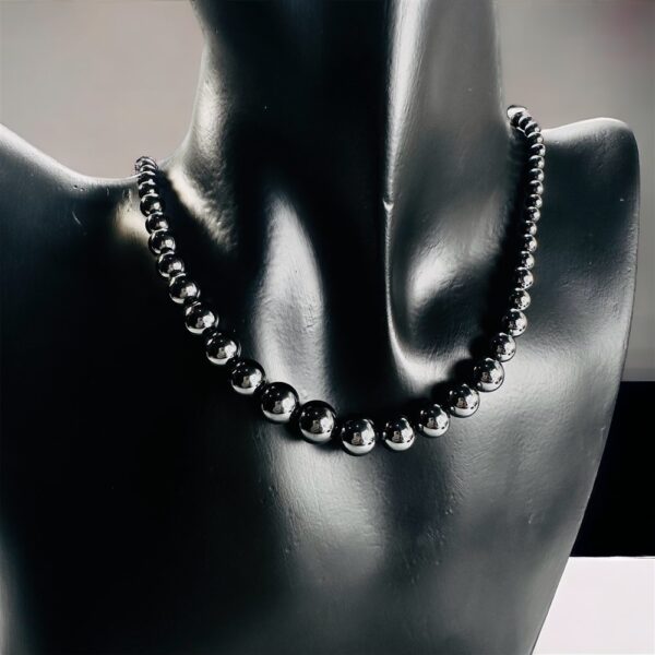 0861-Dây chuyền nữ-Hematite gemstone necklace-Khá mới9