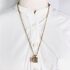 0760-Dây chuyền nữ-Nina Ricci cubic pendant necklace1
