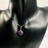 0787-Dây chuyền nữ-Amethyst gemstone silver plated necklace-Khá mới1