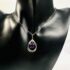 0776-Dây chuyền nữ-Amethyst gemstone & silver necklace-Khá mới10