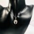 0775-Dây chuyền nữ-Clear quartz Silver necklace-Khá mới1