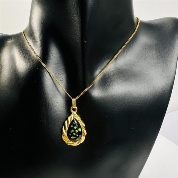 0816-Dây chuyền nữ-Gold color necklace6