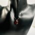 0876-Dây chuyền nữ-Swarovski red crystal heart necklace7
