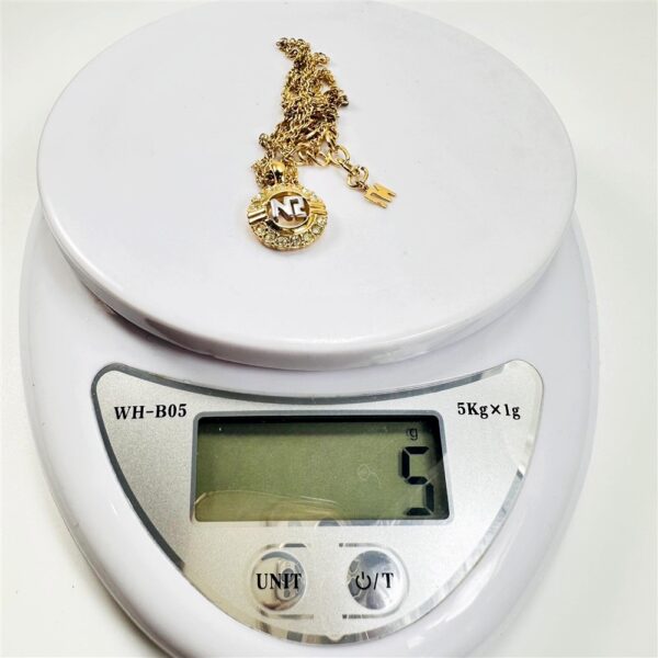 0764-Dây chuyền nữ-Nina Ricci gold plated & crystal necklace8