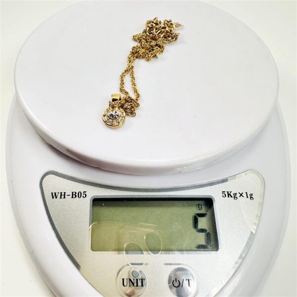 0765-Dây chuyền nữ-Nina Ricci gold plated & crystal necklace8