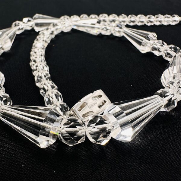 0851-Dây chuyền pha lê-Faceted Crystal necklace-Như mới5