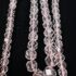 0852-Dây chuyền nữ-Faceted Rose Quartz gemstone necklace-Khá mới6
