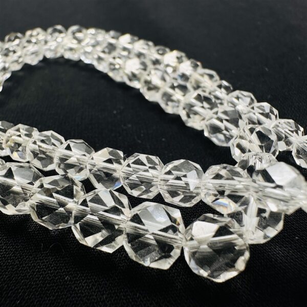 0856-Dây chuyền pha lê-Faceted Crystal necklace-Khá mới4