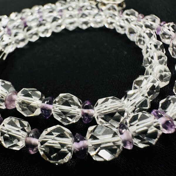 0855-Dây chuyền pha lê-Faceted Crystal necklace-Như mới4