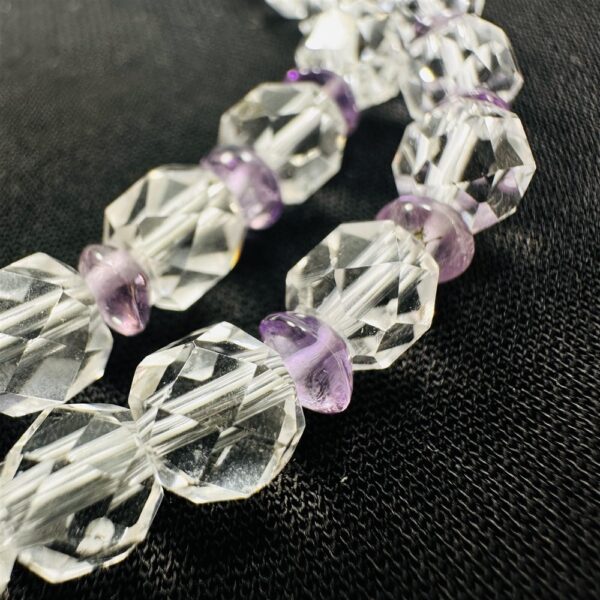 0855-Dây chuyền pha lê-Faceted Crystal necklace-Như mới5