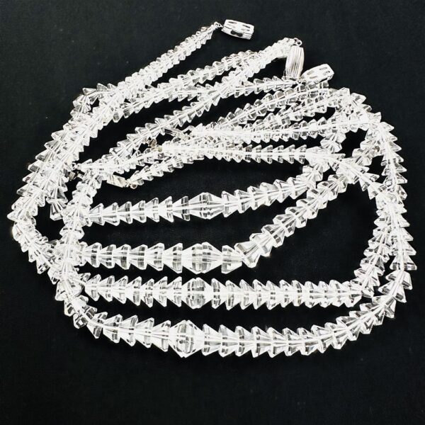 0850-Dây chuyền pha lê-Faceted Crystal necklace-Như mới10