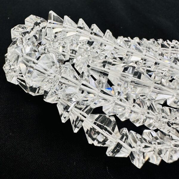 0850-Dây chuyền pha lê-Faceted Crystal necklace-Như mới11