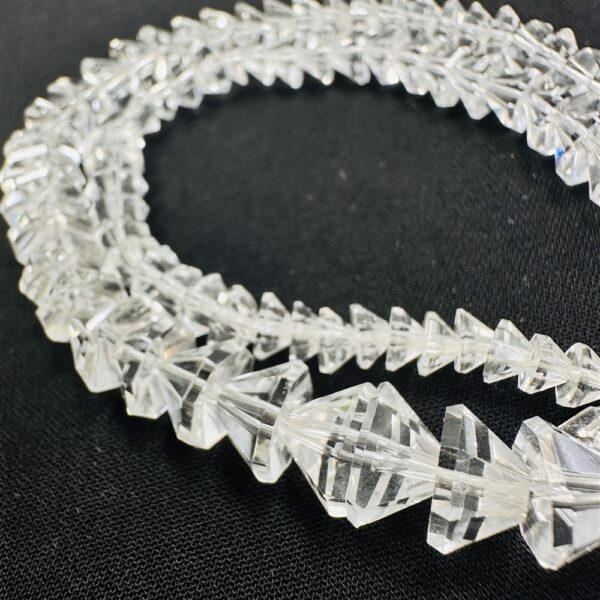 0854-Dây chuyền pha lê-Faceted Crystal necklace-Như mới4