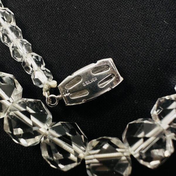 0751-Dây chuyền pha lê-Faceted Crystal necklace-Như mới5