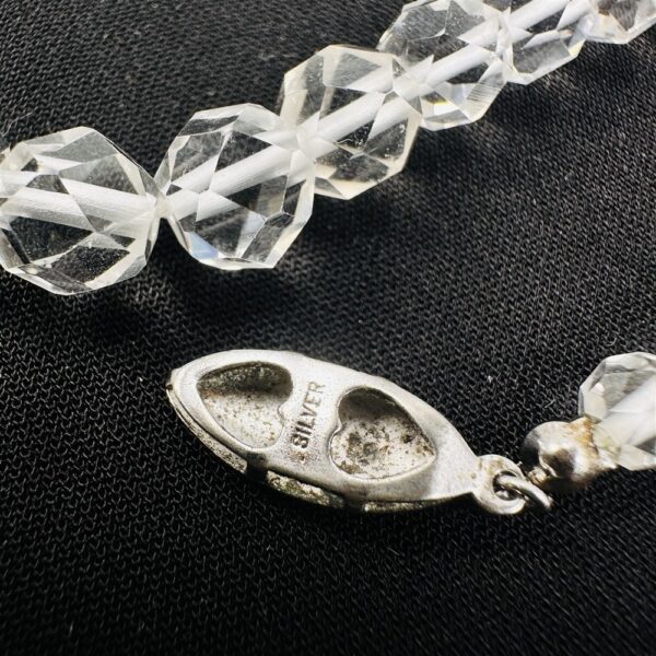 0853-Dây chuyền pha lê-Faceted Crystal necklace-Khá mới3
