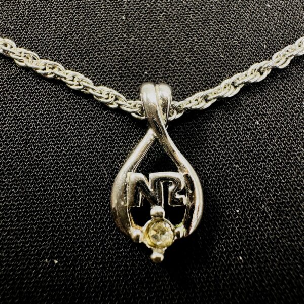0768-Dây chuyền nữ-Nina Ricci silver plated necklace-Đã sử dụng2