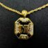 0757-Dây chuyền nữ-Nina Ricci gold plated & gemstone necklace-Như mới2