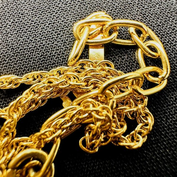 0757-Dây chuyền nữ-Nina Ricci gold plated & gemstone necklace-Như mới5