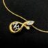 0763-Dây chuyền nữ-Nina Ricci gold plated & gemstone necklace-Như mới4
