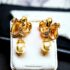 0917-Bông tai nữ-Gold plated & faux pearl clip earrings-Khá mới0