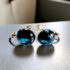 0909-Bông tai nữ- Firefly glass clip on Earrings-Như mới0