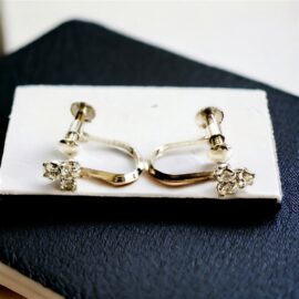 0921-Bông tai nữ-Silver clip earrings-Khá mới