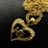 0759-Dây chuyền nữ-Nina Ricci gold plated heart shape necklace3