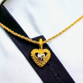 0767-Dây chuyền nữ-Nina Ricci heart pendant necklace-Như mới