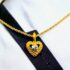 0767-Dây chuyền nữ-Nina Ricci heart pendant necklace-Như mới0