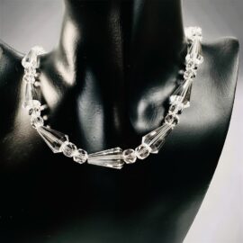 0851-Dây chuyền pha lê-Faceted Crystal necklace-Như mới