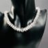0854-Dây chuyền pha lê-Faceted Crystal necklace-Như mới2