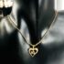 0759-Dây chuyền nữ-Nina Ricci gold plated heart shape necklace7