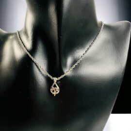 0768-Dây chuyền nữ-Nina Ricci silver plated necklace-Đã sử dụng