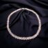 0852-Dây chuyền nữ-Faceted Rose Quartz gemstone necklace-Khá mới1