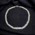 0850-Dây chuyền pha lê-Faceted Crystal necklace-Như mới0