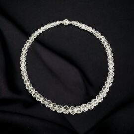 0848-Dây chuyền pha lê-Faceted Crystal necklace-Như mới