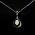 0777-Dây chuyền nữ-Opal & silver necklace-Khá mới3