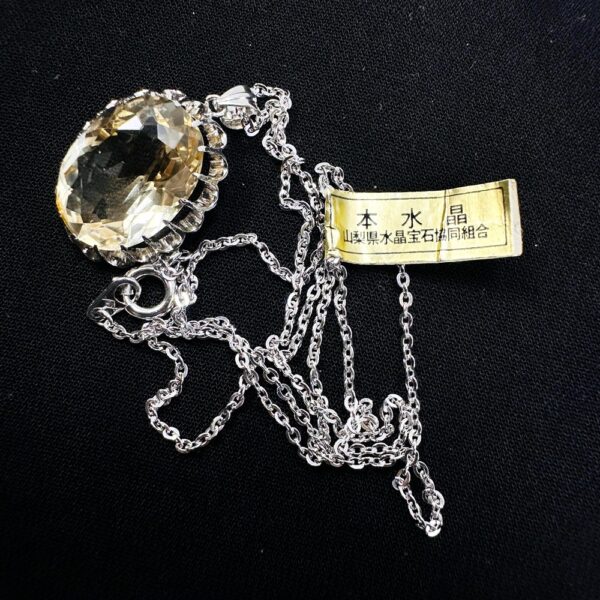 0799-Dây chuyền nữ-Citrine gemstone 13×17.5mm necklace-Mới/chưa sử dụng8