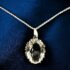 0775-Dây chuyền nữ-Clear quartz Silver necklace-Khá mới0