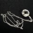 0798-Dây chuyền nữ-Clear quartz silver plated necklace-Khá mới9