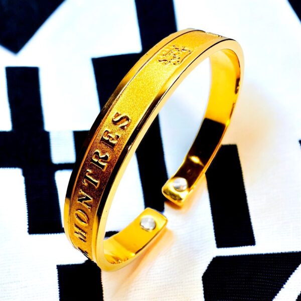 0937-Lắc tay từ tính-Royal Montres gold plated & Germanium power bracelet-Chưa sử dụng/Khá mới0