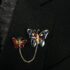 0979-Ghim cài áo-Butterfly brooch-Đã sử dụng1