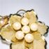 0952-Ghim cài áo-Gold plated & faux pearl flower brooch-Khá mới4