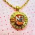 0764-Dây chuyền nữ-Nina Ricci gold plated & crystal necklace3
