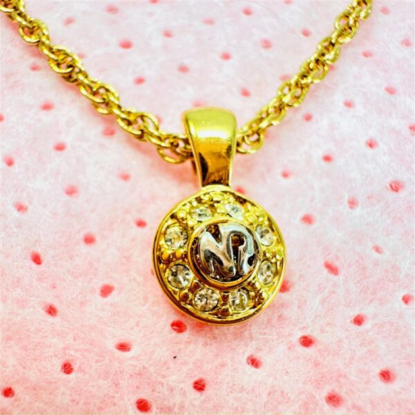 0765-Dây chuyền nữ-Nina Ricci gold plated & crystal necklace3