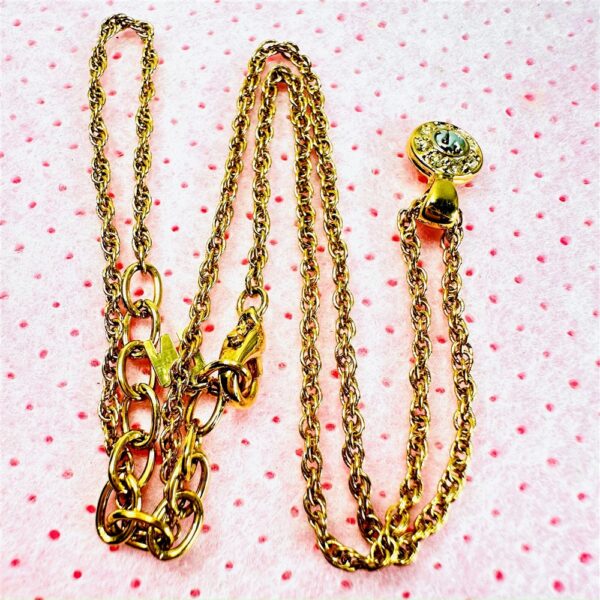 0765-Dây chuyền nữ-Nina Ricci gold plated & crystal necklace5