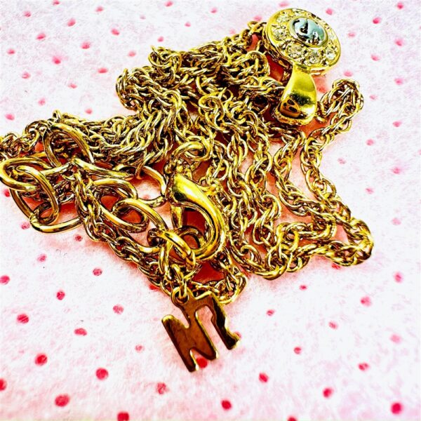 0765-Dây chuyền nữ-Nina Ricci gold plated & crystal necklace6