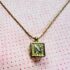 0760-Dây chuyền nữ-Nina Ricci cubic pendant necklace2