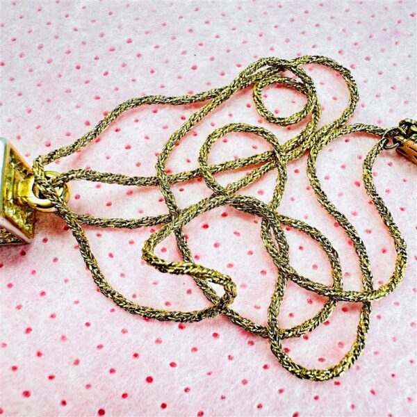 0760-Dây chuyền nữ-Nina Ricci cubic pendant necklace11